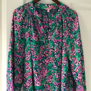 Lilly Pulitzer Elsa Silk Top